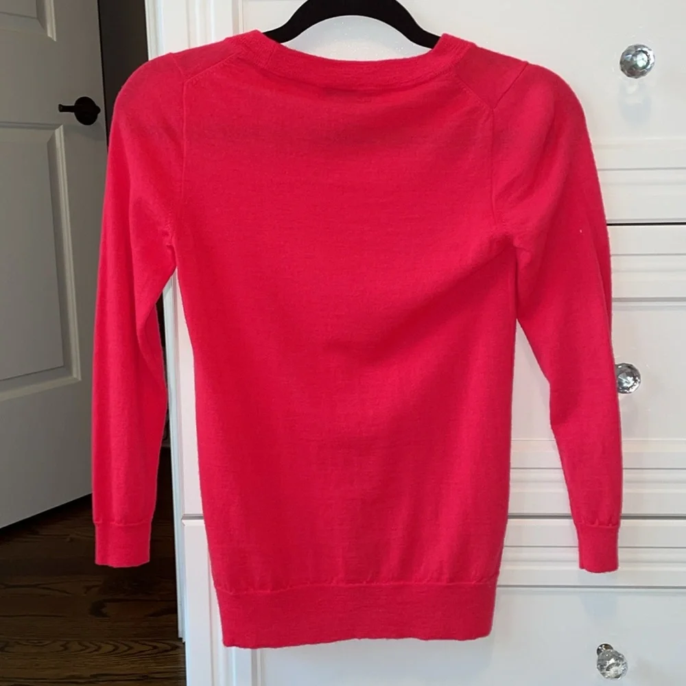 J. Crew Merino Wool Pink Top